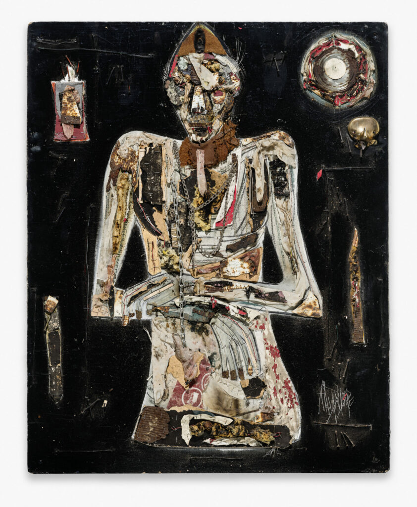 Le dealer, 2019 Mixed media on wood Private Collection, The Bunker Artspace, Florida, United States