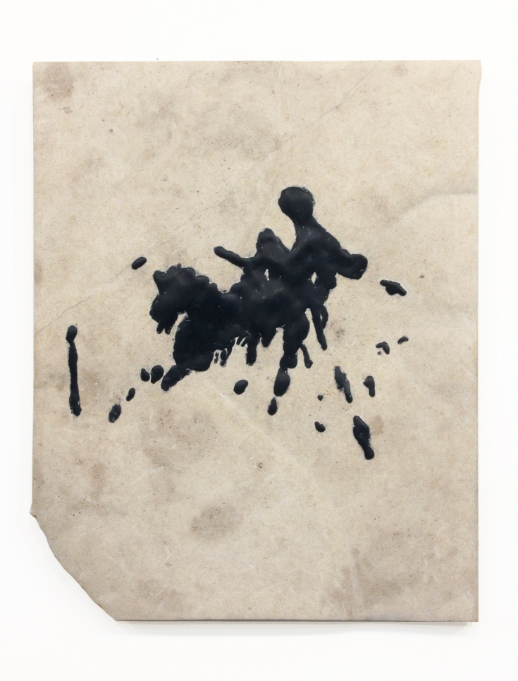 Sean Townley
Study for a Letter to Canova, 2014
Limestone, carbon fiber, epoxy putty, aluminum
15 3/4 x 19 3/4 x 1 1/2 in. (40 x 50.2 x 3.8 cm)