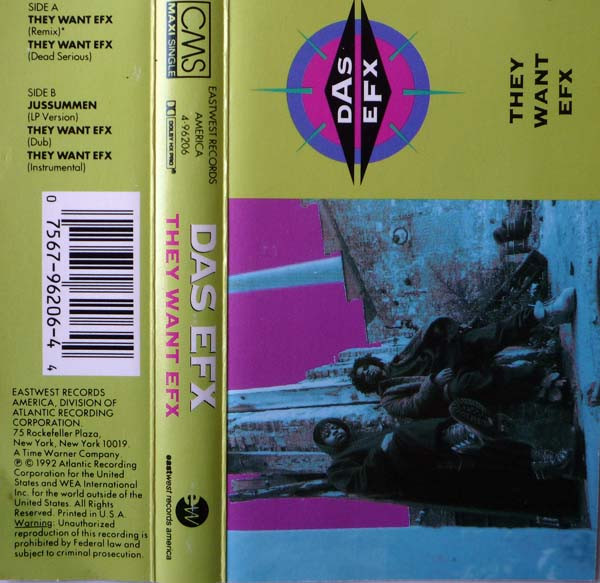 THEY WANT EFX IS A SONG BY HIP HOP GROUP DAS EFX, RECORDED FOR THEIR DEBUT ALBUM DEAD SERIOUS (1992).
