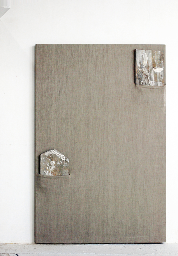 MOHAMED NAMOU
OPEN STONE, 2014
MIXED MEDIA ON CANVAS, STONE
195 X 130 CM
76 X 51 INCHES