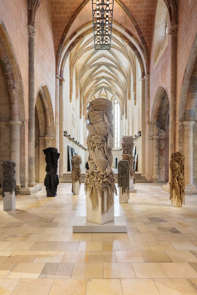 Exhibition view 'Hope moves History towards Freedom' 2026 Kunsthalle Krems in der Dominikanerkirche