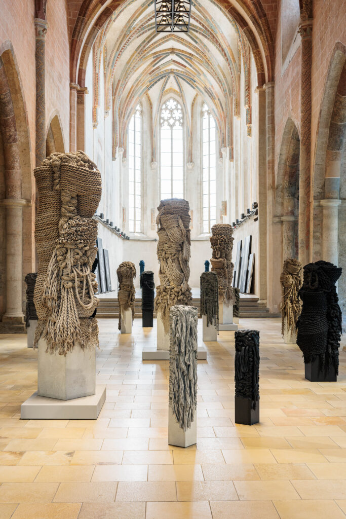 Exhibition view 'Hope moves History towards Freedom' 2026 Kunsthalle Krems in der Dominikanerkirche
